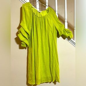 Lime Green Dress Size 3X